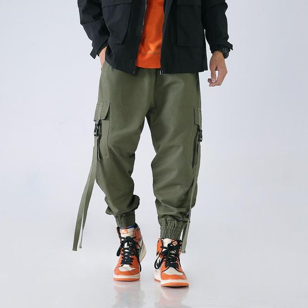 men's pants nice safari style cotton sweatpants men overalls streetwear hip hop loose harem casual trousers joggers male, Black
men's pants nice safari style cotton sweatpants men overalls streetwear hip hop loose harem casual trousers joggers male, Black