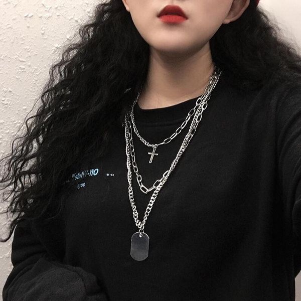 sumeng 2020 новая личность cross square metal multilayers punk hip hop длинные цепи прохладный простая ожерелье для женщин подарки для мужчи, Black;white
sumeng 2020 новая личность cross square metal multilayers punk hip hop длинные цепи прохладный простая ожерелье для женщин подарки для мужчи, Black;white