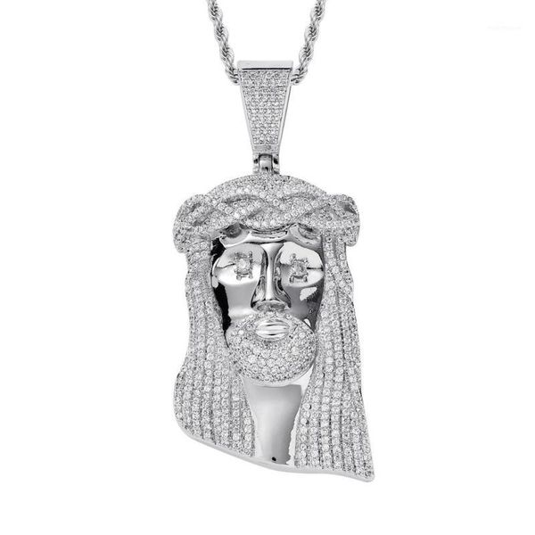 pendant necklaces iced out jesus corolla big mens hip hop necklace with chain fashion cz stone for man women gift1, Silver
pendant necklaces iced out jesus corolla big mens hip hop necklace with chain fashion cz stone for man women gift1, Silver