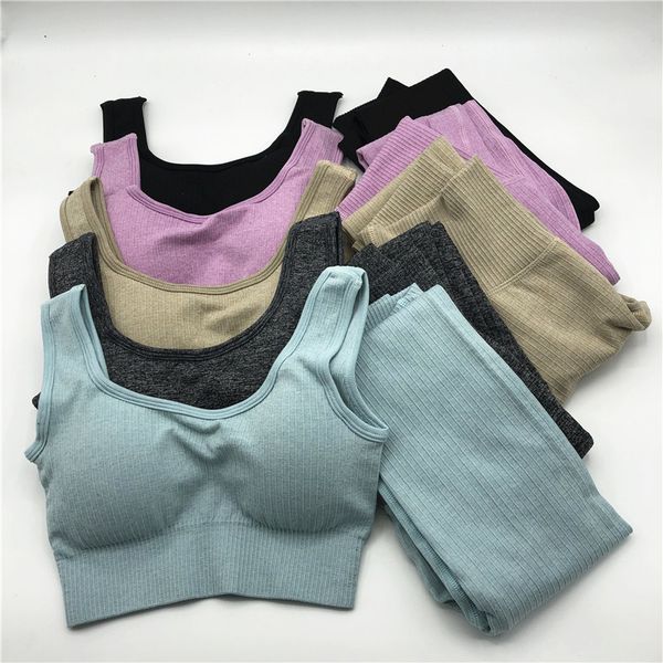 yoga set women sportwear gym clothing women's sport suit fitness suit women's tracksuit 2 piece set high elasticity seamless hem y, Gray
yoga set women sportwear gym clothing women's sport suit fitness suit women's tracksuit 2 piece set high elasticity seamless hem y, Gray