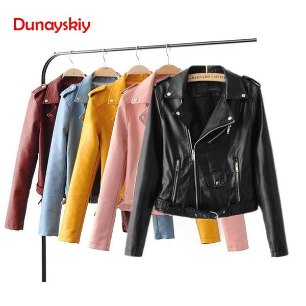 women's jackets dunayskiy women autumn winter clothes leather soft pu faux coat slim short design streetwear plus size outerwear, Black;brown
women's jackets dunayskiy women autumn winter clothes leather soft pu faux coat slim short design streetwear plus size outerwear, Black;brown