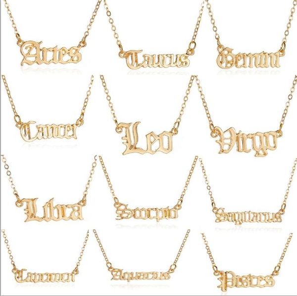 personalized letter zodiac necklace constellation necklaces custom stainless steel old english necklace birthday jewelry gifts, Silver
personalized letter zodiac necklace constellation necklaces custom stainless steel old english necklace birthday jewelry gifts, Silver