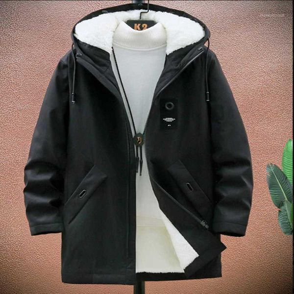 winter plush thick coat men's medium length jacket spring and autumn windbreaker men's youth large casual wear1, Tan;black
winter plush thick coat men's medium length jacket spring and autumn windbreaker men's youth large casual wear1, Tan;black