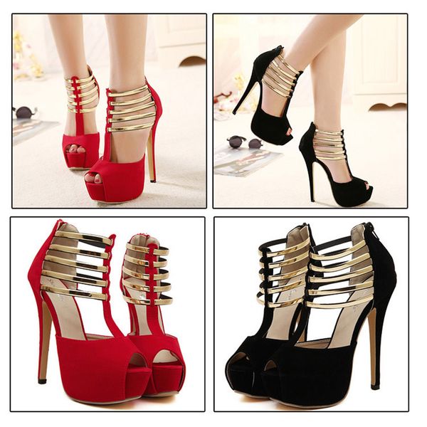 new brand socialite super high heel sandals women peep-toe nightclub thin heel shoe silk designer shoes party occupation sandal, Black
new brand socialite super high heel sandals women peep-toe nightclub thin heel shoe silk designer shoes party occupation sandal, Black