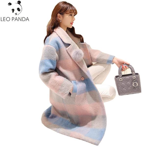winter women new v-neck double breasted plaid temperament wool coats female loose casual fashion comfortable tweed coats zx1359, Black
winter women new v-neck double breasted plaid temperament wool coats female loose casual fashion comfortable tweed coats zx1359, Black