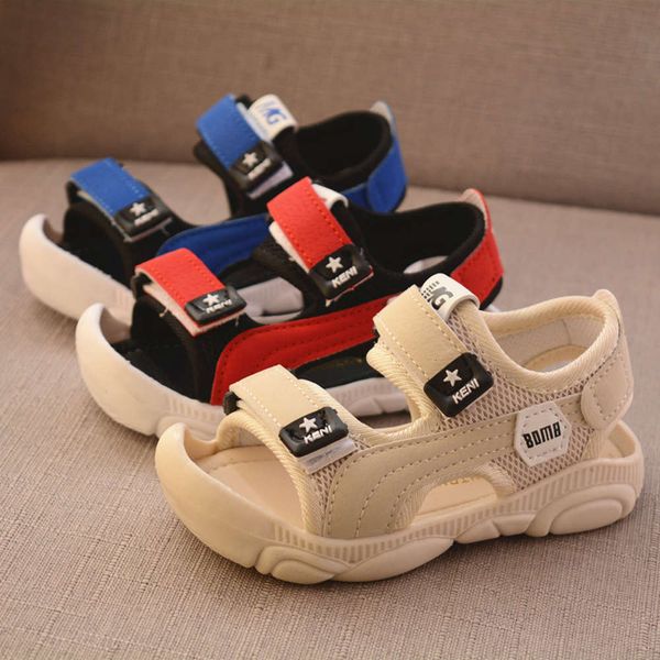 soft new children's 2020 soled summer beach sho boys' baotou anti kicking sandals, Black;red
soft new children's 2020 soled summer beach sho boys' baotou anti kicking sandals, Black;red