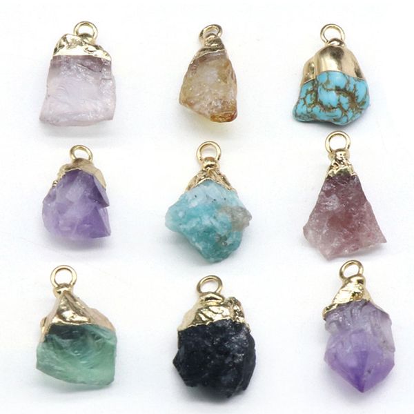 irregular natural crystal stone handmade chain pendant necklaces for women men party club decor fashion jewelry, Silver
irregular natural crystal stone handmade chain pendant necklaces for women men party club decor fashion jewelry, Silver