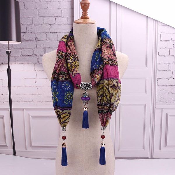 runmeifa jewelry tassels scarf necklace pendant neckerchief bohemian style scarves women lady polyester cotton scarf shawl bbyytw bdehome, Blue;gray
runmeifa jewelry tassels scarf necklace pendant neckerchief bohemian style scarves women lady polyester cotton scarf shawl bbyytw bdehome, Blue;gray