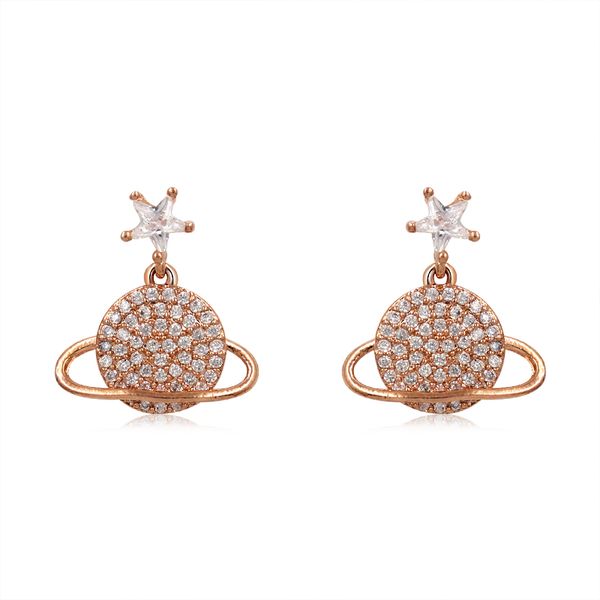weimanjingdian new arrival white gold / rose gold color plated cubic zirconia crystal cz zircon star and universe drop earrings, Silver
weimanjingdian new arrival white gold / rose gold color plated cubic zirconia crystal cz zircon star and universe drop earrings, Silver