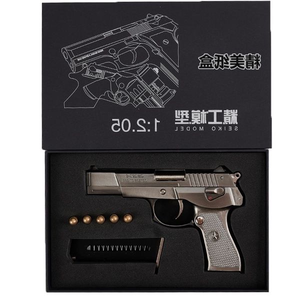 231: 2.05 metal military 92 model boy toy simulation alloy gun can be thrown, disassembled and not fired
231: 2.05 metal military 92 model boy toy simulation alloy gun can be thrown, disassembled and not fired