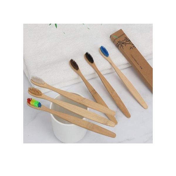 2pcs natural bamboo handle toothbrush rainbow colorful whitening soft bristles bamboo toothbrush eco-friendly o bbynqg
2pcs natural bamboo handle toothbrush rainbow colorful whitening soft bristles bamboo toothbrush eco-friendly o bbynqg