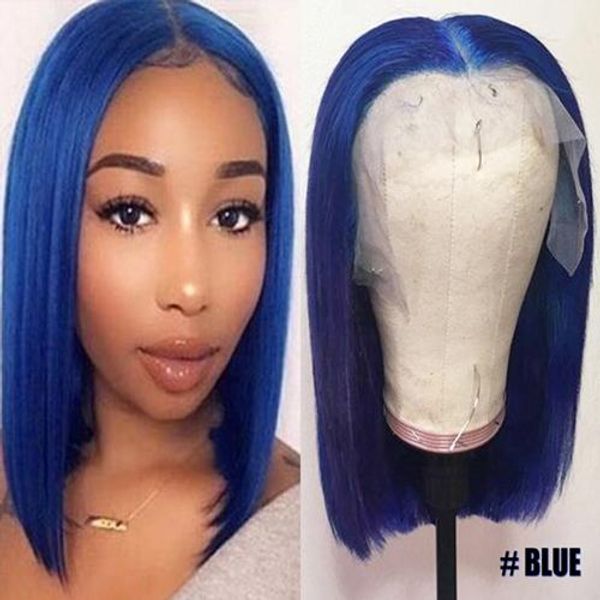 straight short bob wigs 99j blue 613 blonde 13x4 lace front human hair wig pink green straight ombre wigs 150% density baby hair pre plucked, Black
straight short bob wigs 99j blue 613 blonde 13x4 lace front human hair wig pink green straight ombre wigs 150% density baby hair pre plucked, Black