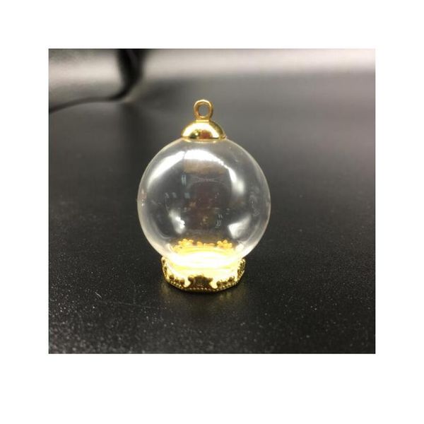 20sets 25*15mm miniature terrarium glass globes metal crown base tray jewelry necklace lanugo vial pendant diy wishing sqcuml, Bronze;silver
20sets 25*15mm miniature terrarium glass globes metal crown base tray jewelry necklace lanugo vial pendant diy wishing sqcuml, Bronze;silver