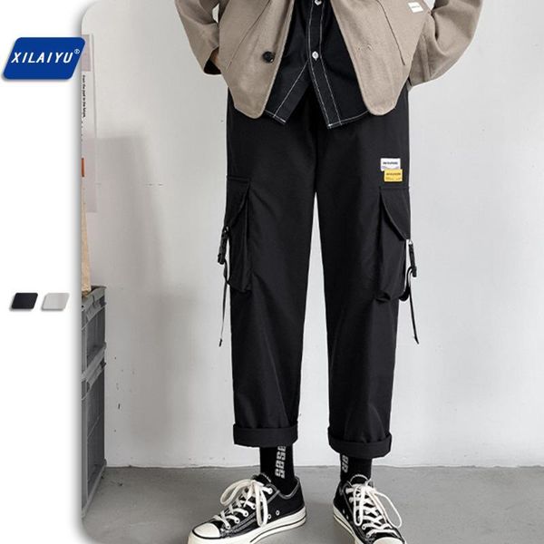 xilaiyu autumn functional style 9- point overalls men's straight tube teenagers versatile wide leg corset streetwear crago pants, Black
xilaiyu autumn functional style 9- point overalls men's straight tube teenagers versatile wide leg corset streetwear crago pants, Black