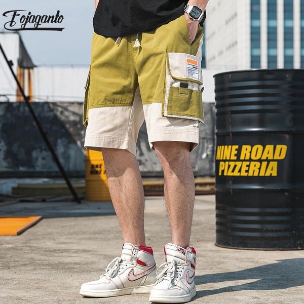 fojaganto summer new cargo shorts men trend brand men's high street fashion wild knee length pants straight casual shorts male, White;black
fojaganto summer new cargo shorts men trend brand men's high street fashion wild knee length pants straight casual shorts male, White;black