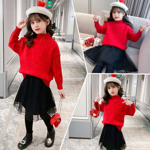 autumn girls' thickened pullover plush and winter children's red sweater middle school girl's high collar knitted bottomcoat, Blue
autumn girls' thickened pullover plush and winter children's red sweater middle school girl's high collar knitted bottomcoat, Blue