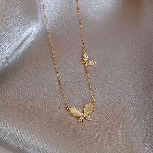 bracelet korea design fashion jewelry exquisite copper inlaid zircon opal butterfly pendant elegant female necklace, Golden;silver
bracelet korea design fashion jewelry exquisite copper inlaid zircon opal butterfly pendant elegant female necklace, Golden;silver