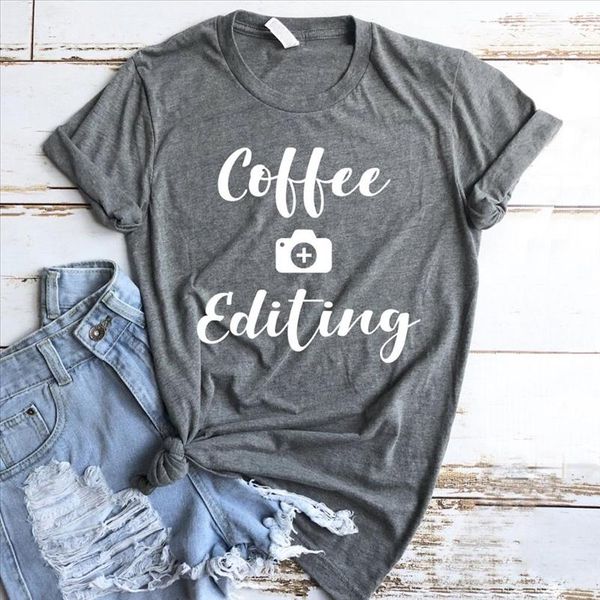 coffee and editing women tshirt cotton casual funny t shirt lady yong girl tee 5 colors drop ship s 625, White
coffee and editing women tshirt cotton casual funny t shirt lady yong girl tee 5 colors drop ship s 625, White