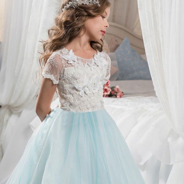 girl's dresses short sleeved embroidered lace princess dress for children performing ball wedding flower girl girl1, Red;yellow
girl's dresses short sleeved embroidered lace princess dress for children performing ball wedding flower girl girl1, Red;yellow