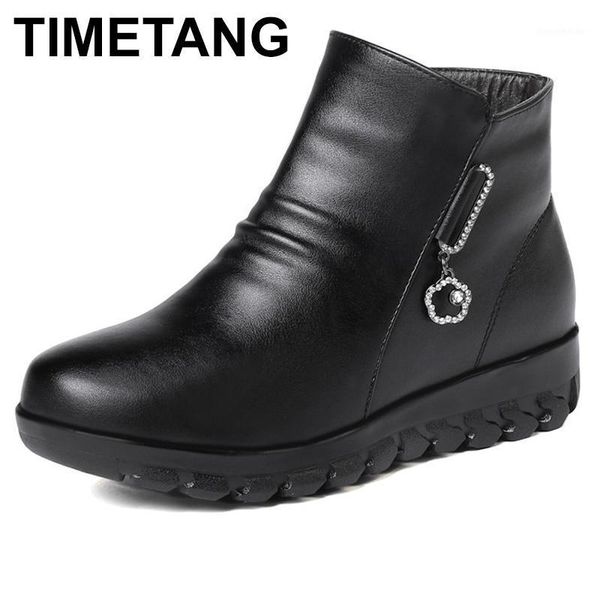 boots timetang women snow large size 41 42 43,2021 genuine leather winter boots, thick warm natural wool mother's boot1, Black
boots timetang women snow large size 41 42 43,2021 genuine leather winter boots, thick warm natural wool mother's boot1, Black
