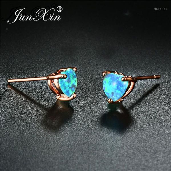 junxin blue/white/green fire opal small heart stud earrings for women rose gold filled rainbow birthstone earrings lover gifts1, Golden;silver
junxin blue/white/green fire opal small heart stud earrings for women rose gold filled rainbow birthstone earrings lover gifts1, Golden;silver