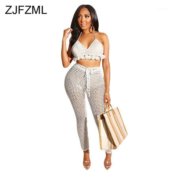 knitted crochet 2 piece outfits for women summer clothes halter tassels spliced bra +skinny pant beach bohemian matching set1, White
knitted crochet 2 piece outfits for women summer clothes halter tassels spliced bra +skinny pant beach bohemian matching set1, White