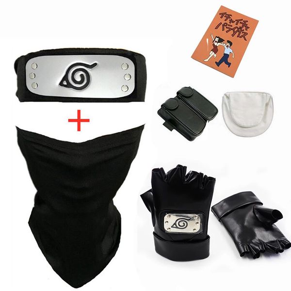 anime naruto hatake kakashi headband face mask gloves kunai notebook weapon pack cosplay props accessories
anime naruto hatake kakashi headband face mask gloves kunai notebook weapon pack cosplay props accessories