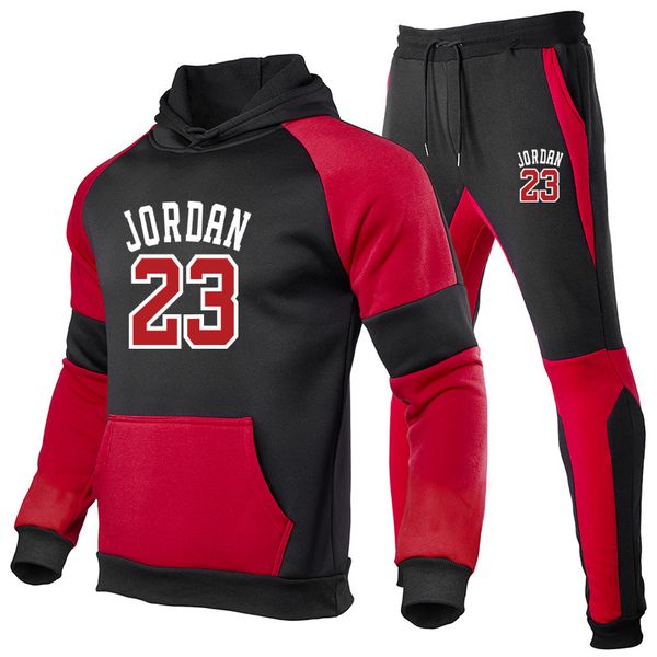 autumn fashion sportswear men's brand hoodie suit jogger casual sports suits mens tracksuits splicing hoodies+pants 2 piece sets, Gray
autumn fashion sportswear men's brand hoodie suit jogger casual sports suits mens tracksuits splicing hoodies+pants 2 piece sets, Gray