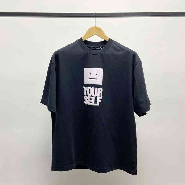 hip hop swedish minority ac2022 spring and summer new smiley face letter loose short sleeve casual t-shirt men's and women's fashi, White;black
hip hop swedish minority ac2022 spring and summer new smiley face letter loose short sleeve casual t-shirt men's and women's fashi, White;black
