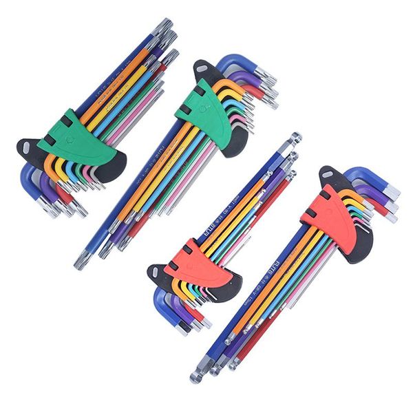 new 1 set ball-head screwdriver hex wrench set colour coding wear-resisting anticorrosion hexagon torx star spanner
new 1 set ball-head screwdriver hex wrench set colour coding wear-resisting anticorrosion hexagon torx star spanner