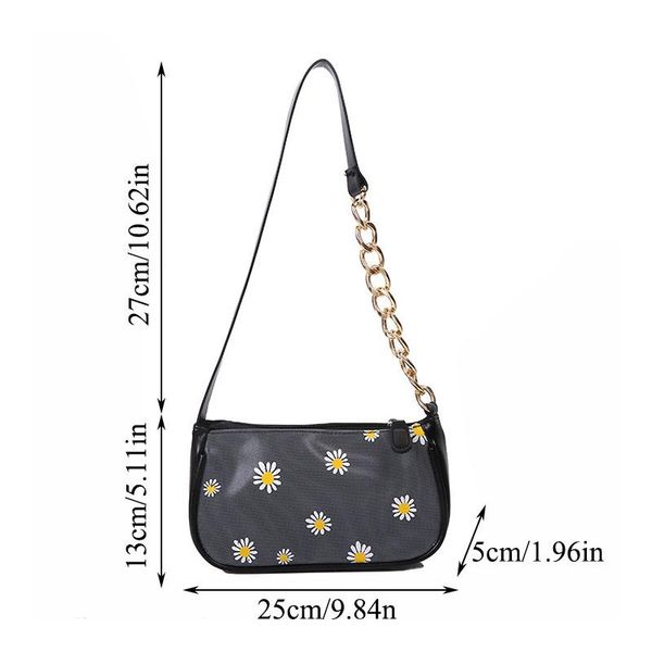 women cute daisy handbags pu leather shoulder bag armpit bag totes clutch bags female elegant chain splicing small shoulder bags 
women cute daisy handbags pu leather shoulder bag armpit bag totes clutch bags female elegant chain splicing small shoulder bags