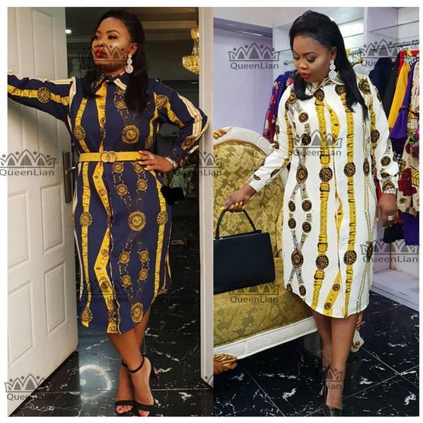 size l-3xl 2019 african dress print shirt-collar skirt big elastic for women (zc07#)1, Red
size l-3xl 2019 african dress print shirt-collar skirt big elastic for women (zc07#)1, Red