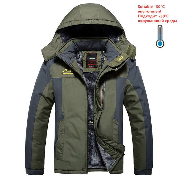 new plus size 8xl 9xl winter fleece jacket warm coat parkas men military waterproof outwear down parkas windbreaker men 201201, Black;brown
new plus size 8xl 9xl winter fleece jacket warm coat parkas men military waterproof outwear down parkas windbreaker men 201201, Black;brown