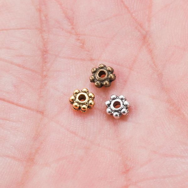 200pcs lot gold end metal bead wheel charm loose spacer beads for diy jewelry making bracelet findings supplies h bbygmg, Silver
200pcs lot gold end metal bead wheel charm loose spacer beads for diy jewelry making bracelet findings supplies h bbygmg, Silver