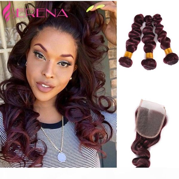 burgundy peruvian loose wave 3 bundles burgundy human hair weave bundles red wine 99j virgin hair with 4x4 closure 4pcs lot, Black;brown
burgundy peruvian loose wave 3 bundles burgundy human hair weave bundles red wine 99j virgin hair with 4x4 closure 4pcs lot, Black;brown
