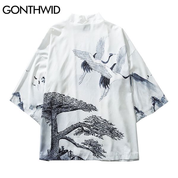 kimono cardigan jackets japanese crane pine print yukata shirts jacket men women hip hop harajuku casual blouse kg-273, Black;brown
kimono cardigan jackets japanese crane pine print yukata shirts jacket men women hip hop harajuku casual blouse kg-273, Black;brown