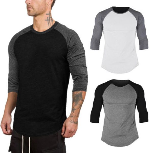spring men 3/4 sleeve raglan baseball casual t shirt tee jersey kg-186, White;black
spring men 3/4 sleeve raglan baseball casual t shirt tee jersey kg-186, White;black