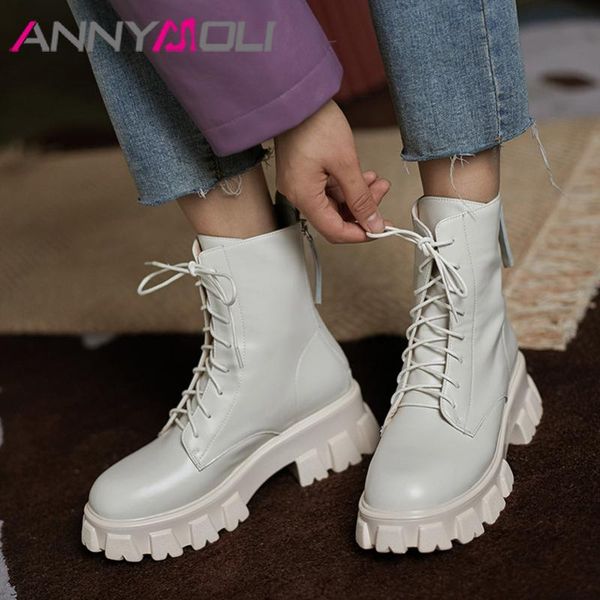 annymoli real leather motorcycle boots woman high heel ankle boots lace up block heel short zip platform female shoes 40, Black
annymoli real leather motorcycle boots woman high heel ankle boots lace up block heel short zip platform female shoes 40, Black