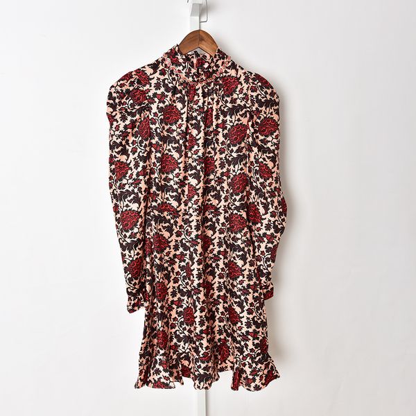 2021 spring long sleeve stand neck retro paisley print ruffle beaded knee-length dress women fashion dresses j23163007, Black;gray
2021 spring long sleeve stand neck retro paisley print ruffle beaded knee-length dress women fashion dresses j23163007, Black;gray