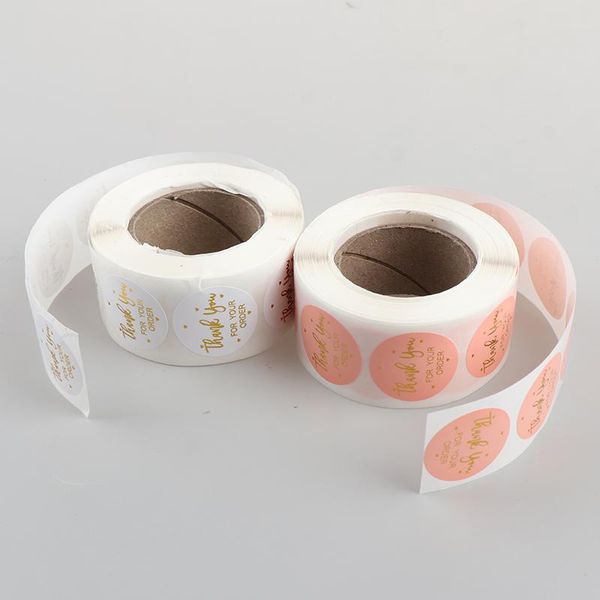500pcs/roll round thank you sealing sticker self-adhesive label baking packaging deco high-quality gift wrap
500pcs/roll round thank you sealing sticker self-adhesive label baking packaging deco high-quality gift wrap