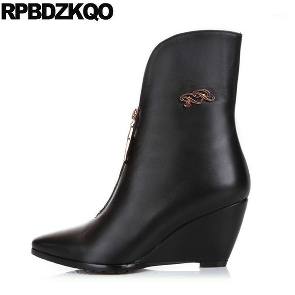 boots black fur 10 metal shoes women wedge genuine leather big size high heel ankle pointed toe front zipper 20211
boots black fur 10 metal shoes women wedge genuine leather big size high heel ankle pointed toe front zipper 20211