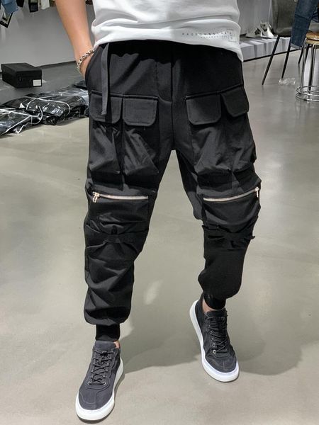 bk1127 fashion men's pants 2020 runway european design party style men's clothing, Black
bk1127 fashion men's pants 2020 runway european design party style men's clothing, Black