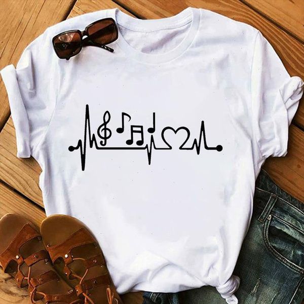 womens t shirt medical ecg printing short sleeve t shirt female kawaii korean style tees funny fashion graphic tees, White
womens t shirt medical ecg printing short sleeve t shirt female kawaii korean style tees funny fashion graphic tees, White