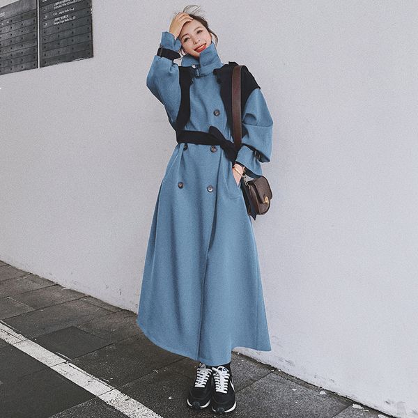 2021 new women's trench coat design sense contrast double-breastedspring new long sleeve fashion 15f 95it, Black;brown
2021 new women's trench coat design sense contrast double-breastedspring new long sleeve fashion 15f 95it, Black;brown