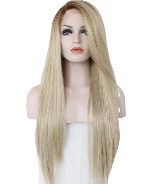 2021 lace chemical fiber wigs before wigs gradual discoloration of european and american ladies, long straight hair, chemical fiber high tem, Black
2021 lace chemical fiber wigs before wigs gradual discoloration of european and american ladies, long straight hair, chemical fiber high tem, Black