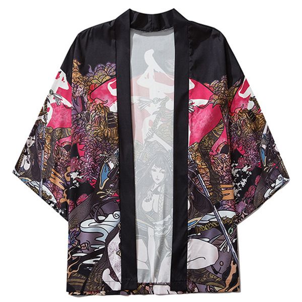 2021 new aelfric eden hip hop japanese kimono jackets heroine print front open coats summer harajuku japan streetwear loose shirts qhdp, Black;brown
2021 new aelfric eden hip hop japanese kimono jackets heroine print front open coats summer harajuku japan streetwear loose shirts qhdp, Black;brown