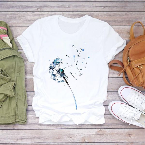 women t shirts dandelion printing plant fashion short sleeve 90s womens graphic t ladies print lady shirt female tee shirt, White
women t shirts dandelion printing plant fashion short sleeve 90s womens graphic t ladies print lady shirt female tee shirt, White