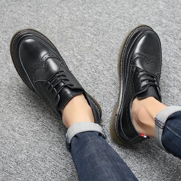 mens business wedding новых oxfords обувь резных borgues полуботинки 5 цветов мужского платья мода обувь, Black
mens business wedding новых oxfords обувь резных borgues полуботинки 5 цветов мужского платья мода обувь, Black