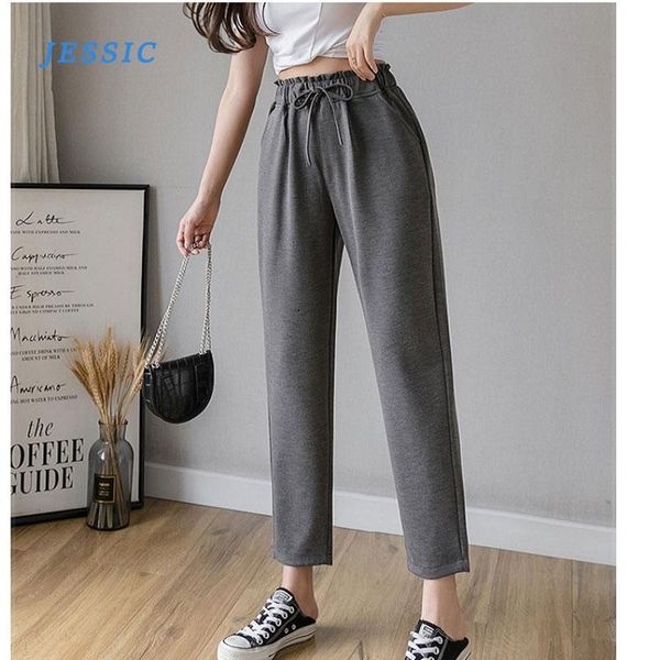 jessic s-2xl plus size women harem pants high waist elastic drawstring solid peg leg pant workwear trouser carrot pants, Black;white
jessic s-2xl plus size women harem pants high waist elastic drawstring solid peg leg pant workwear trouser carrot pants, Black;white