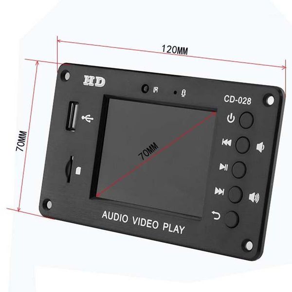 & mp4 players bluetooth 5.0 mp3 decoder player 2.8inch hd 7-24v multimedia video decoding module aux usb tf card diy sound amplifiers1
& mp4 players bluetooth 5.0 mp3 decoder player 2.8inch hd 7-24v multimedia video decoding module aux usb tf card diy sound amplifiers1